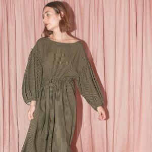 Mara Hoffman Maya Dress Cerignola Stripe Size M